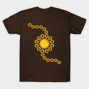 Little Aesthetic Sunflower T-Shirt